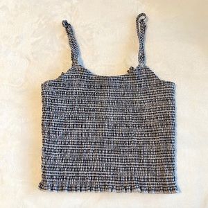 John Galt Strappy Ribbed Top